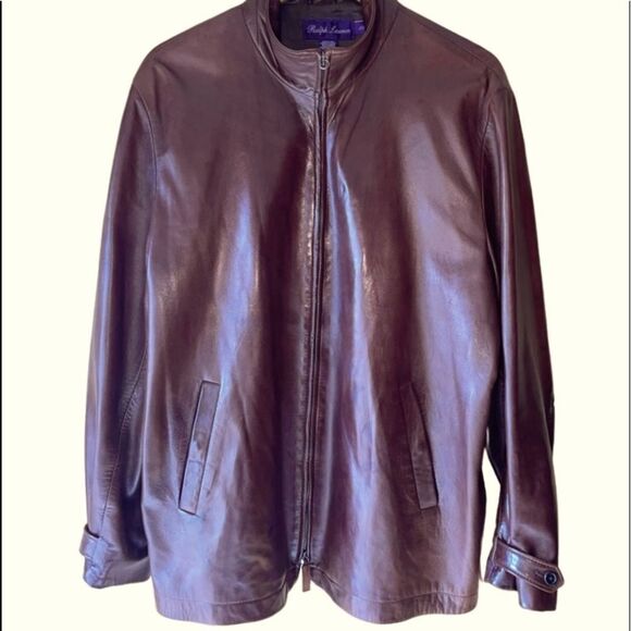 Ralph Lauren Purple Label Leather Car Coat!!! - Picture 1 of 16